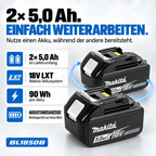 DLX2289TJ Kombipack 18 V, 2 × 5,0 Ah Li-Ion
