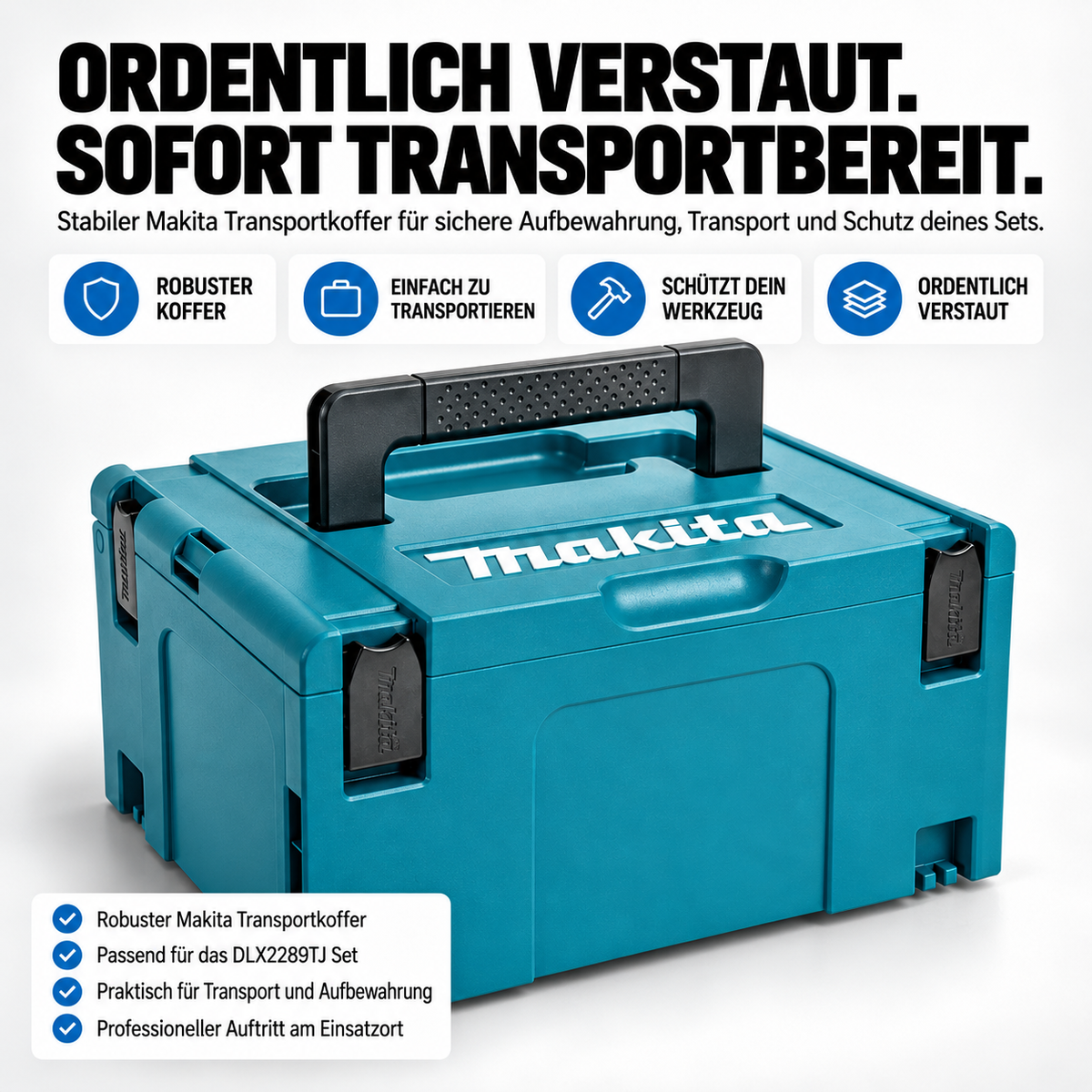 DLX2289TJ Kombipack 18 V, 2 × 5,0 Ah Li-Ion